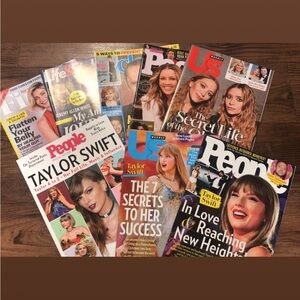 Assorted Celebrity MAGAZINES  AWESOME collection of BRAND NEW MAGAZINES